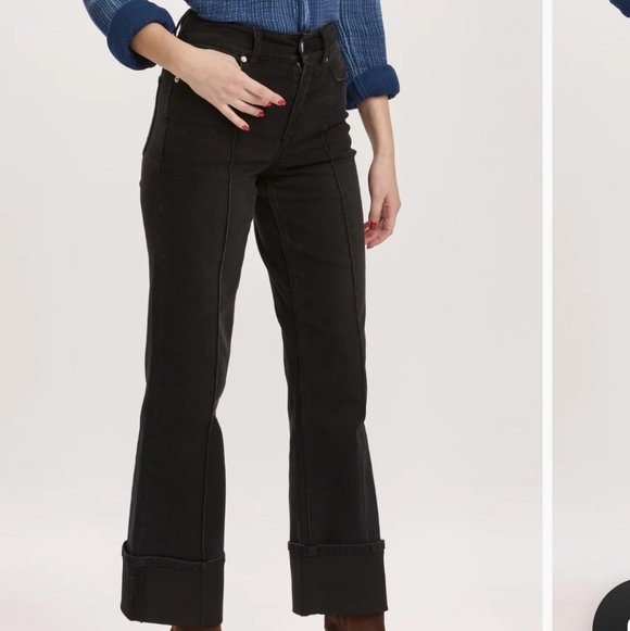 Dear John Denim - DEAR JOHN DENIM HOLLY SUPER HIGH RISE WIDE HEMMED JEANS | JET SET WASH SZ 30